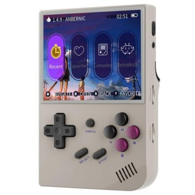 2024 Version ANBERNIC RG35XX Game Console 64GB/128GB Grey