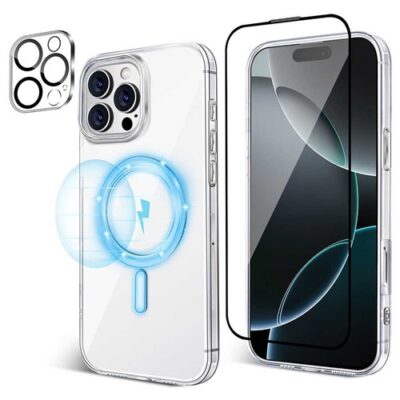 3inuS S63 Phone Case and Screen Protector for iPhone 16 Pro Max