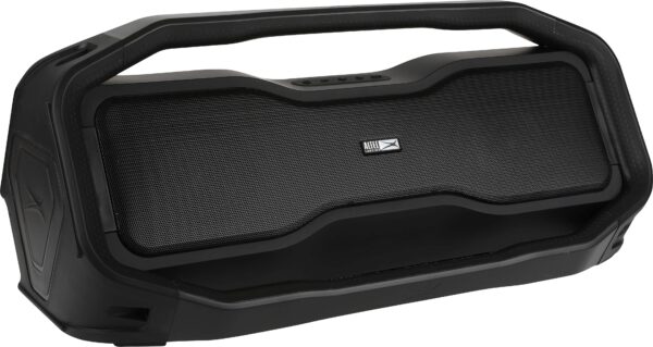 Altec Lansing - Bluetooth RockBox XL 2.0 EverythingProof Party Portable Speaker with Just Ask Voice Assistant and LED Lights - Black