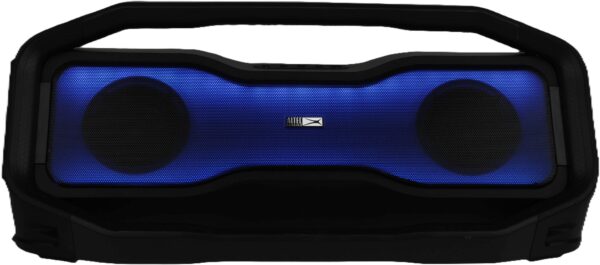 Altec Lansing - Bluetooth RockBox XL 2.0 EverythingProof Party Portable Speaker with Just Ask Voice Assistant and LED Lights - Black