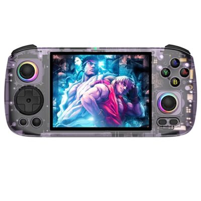 ANBERNIC RG 406H Game Console 128GB Transparent Purple