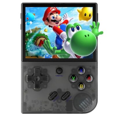 ANBERNIC RG35XX Plus Game Console 64GB - Transparent Black