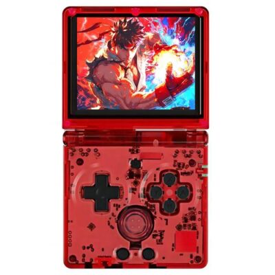 ANBERNIC RG35XXSP Flip Game Console 64GB 5000 Games Red