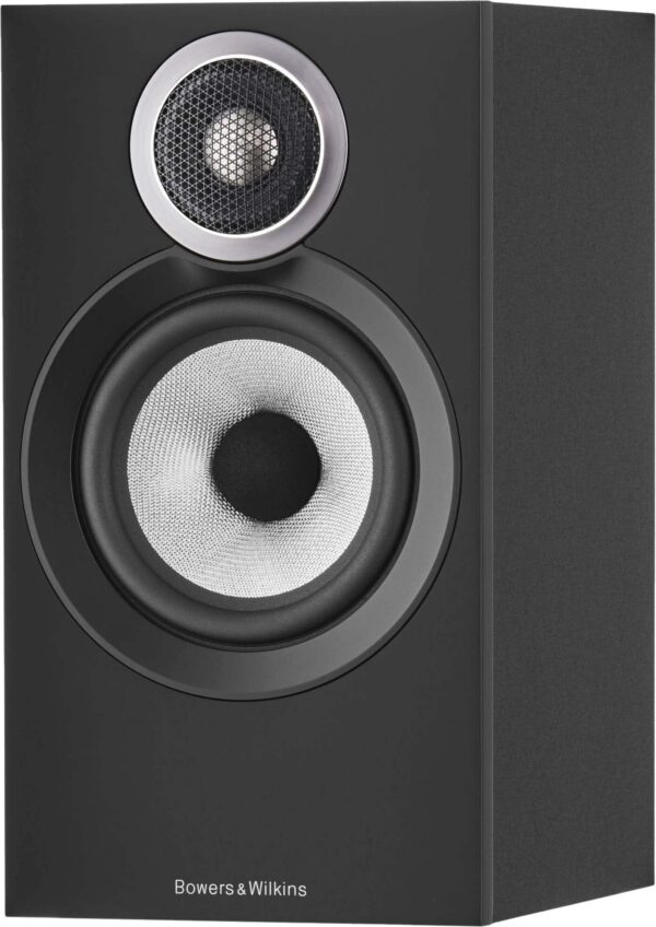 Bowers & Wilkins - 600 S3 Series Bookshelf Speaker with 1" Tweeter and 5" Midbass (Pair) - Black