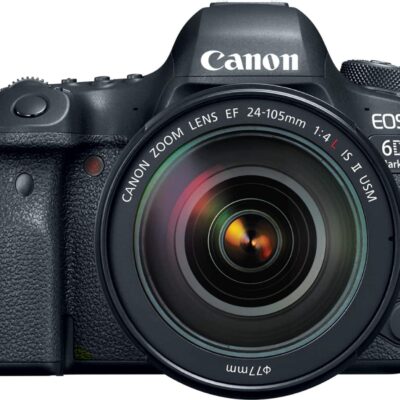 Canon - EOS 6D Mark II DSLR Video Camera with EF 24-105mm f/4L IS II USM Lens - Black