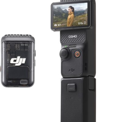 DJI - Osmo Pocket 3 Creator Combo 3-Axis Stabilized 4K Handheld Camera with Rotatable Touchscreen - Gray