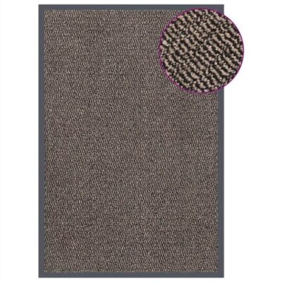 Doormat Tufted 80x120 cm Dark Brown