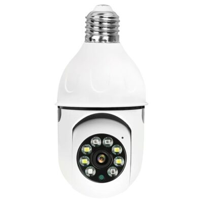 E27 Bulb Camera 1080P Security Camera System with 2.4GHz WiFi