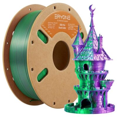 ERYONE Dual Color Silk PLA Filament Purple & Green