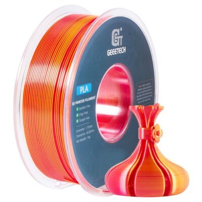 Geeetech Dual Color Silk PLA Filament Gold and Red