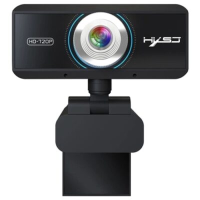 HXSJ S90 720P HD Webcam For Laptop Desktop TV Black