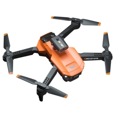 JJRC H106 4K Dual Cameras RC Drone Three Batteries Orange