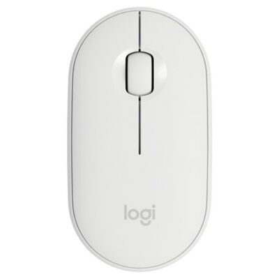 Logitech Pebble Wireless Dual Modes Connection Mouse White