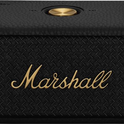 Marshall - Emberton II Portable Bluetooth Speaker - Black/Brass