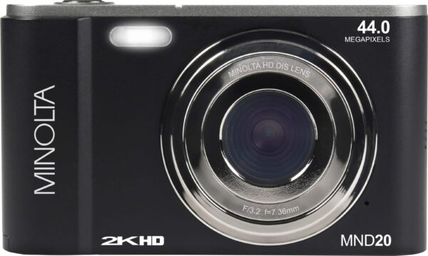 Minolta - MND20 44.0 Megapixel Digital Camera - Black