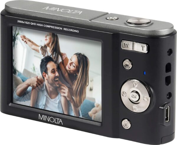 Minolta - MND20 44.0 Megapixel Digital Camera - Black