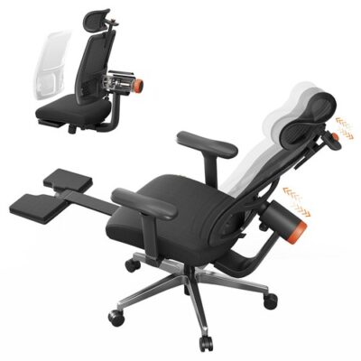 NEWTRAL MagicH-BPro Ergonomic Chair with Footrest Black