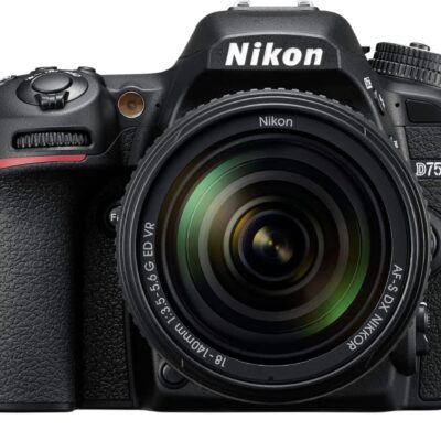 Nikon - D7500 DSLR 4K Video Camera with AF-S DX NIKKOR 18-140mm f/3.5-5.6G ED VR lens - Black