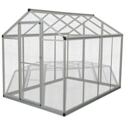 Outdoor Aviary Aluminium 178x242x192 cm