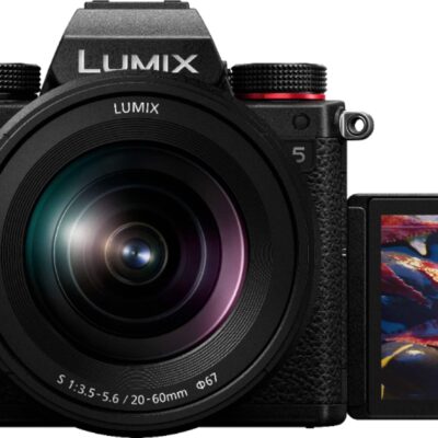 Panasonic - LUMIX S5 Mirrorless Full Frame Camera Body with 20-60mm F3.5-5.6 Lens - DC-S5KK - Black