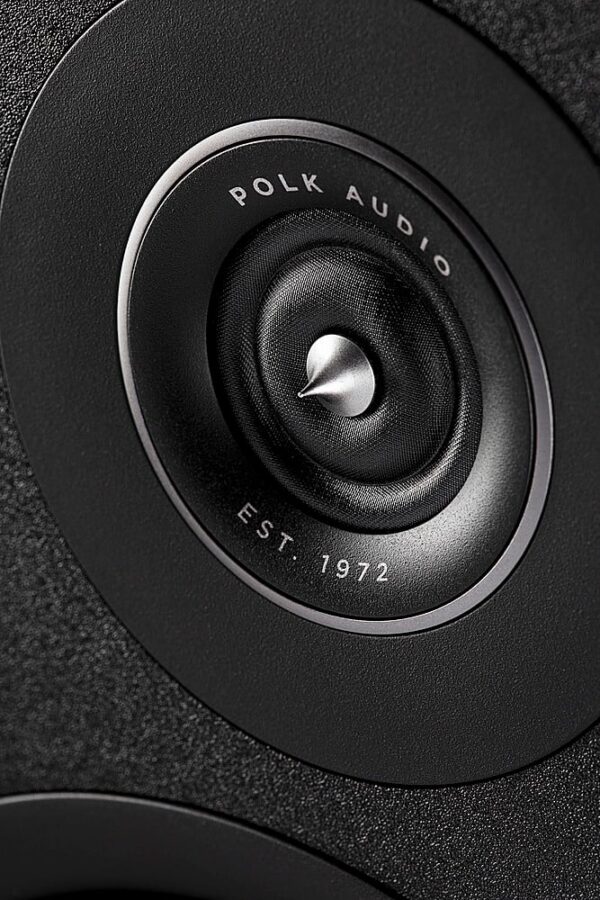 Polk Audio - Polk Reserve R100 Bookshelf Speaker, 1" Pinnacle Ring Tweeter & 5.25" Turbine Cone Woofer (Pair) - Black