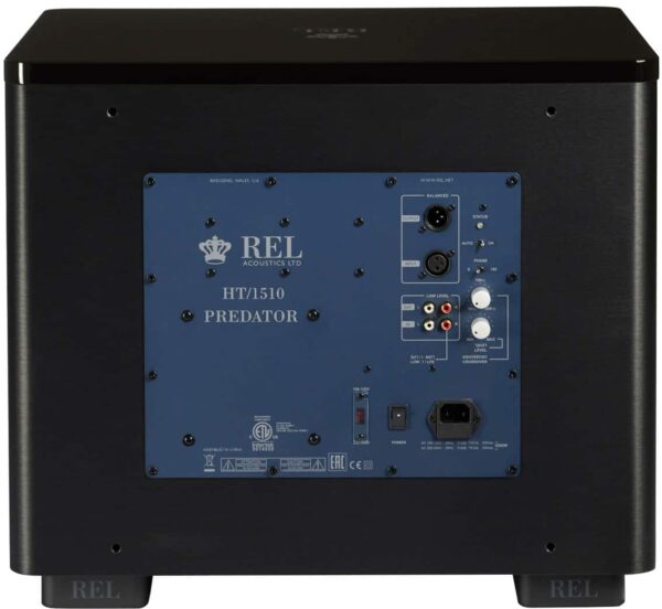 REL - HT/1510 Black Subwoofer - Black Vinyl