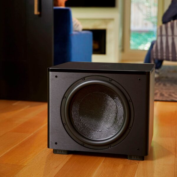 REL - HT/1510 Black Subwoofer - Black Vinyl