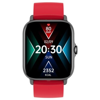 T12 Smartwatch Heart Rate Sleep Monitoring - Red