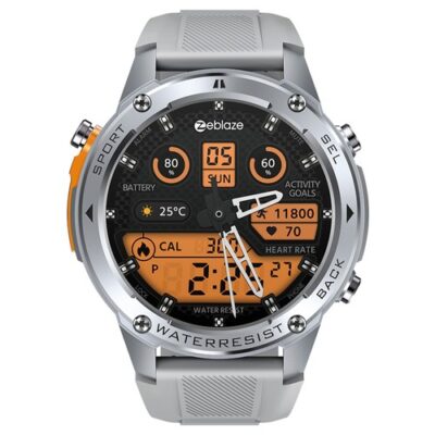 Zeblaze Stratos 2 Ultra Outdoor Smartwatch Silver