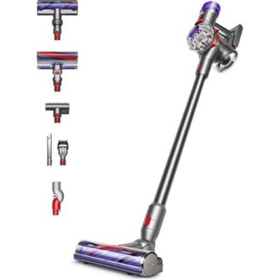 DYSON V8 Absolute Cordless Vacuum Cleaner - Silver & Nickel